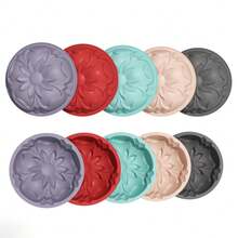 1pc Silicone Baking Pan Set, Non-Stick Baking Tray, Suitable For Oven, Cake Pans, Silicone Cake Molds - Multicolor - View 8