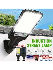 Solar Outdoor Street Light - Barricade Light Wall Light 108COB High Brightness LED Solar Garden Light! 2000 Lumens Waterproof Spotlight Garage Wall Anti-Theft Lighting Intelligent Human Body Sensor +3 Levels Dimming Mode - Solar Outdoor Lights