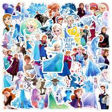 Disney Disney 50 PCS Set Of Cute Anime Stickers,Frozen Stickers,Elsa Stickers,Anna Stickers,Phone Stickers,IPad Stickers,Decals,Motorcycle,Luggage,Guitar Skateboard,Refrigerator Stickers,Computer Stickers,Cartoon Classic Stickers For Fun,Gifts,Stickers