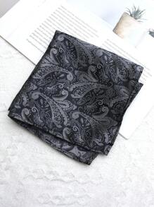 1pc Paisley Pattern Casual Polyester Handkerchief/Pocket Square For Men
