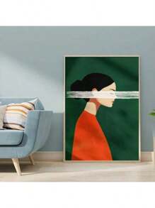 1/3PCS Optional Frame Posters Wall Arts Modern Women's Freedom And Freedom Series Theme Fashion Popular Studio Room Home Decoration ,Wall Art With Frame