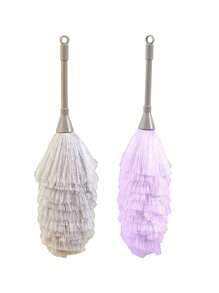1/2pcs Chicken Feather Zen Dust Removal, Home Cleaning, Dust Sweeping Blanket, Artifact For Car Cleaning, Chicken Feather Duster