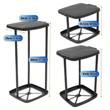 Faltbarer Kunststoff Mülleimer | Einstellbare Höhe tragbarer Müllbeutelhalter | Rechteckiger nicht-elektrischer Außen- und Küchen-Mülleimer | Multifunktionaler erweiterbarer Müllbeutelständer | Geeignet für Autos, Wohnmobile, Küchen, Outdoor-Camping, Picknicks, Partys und ein ideales Geschenk für verschiedene Anlässe