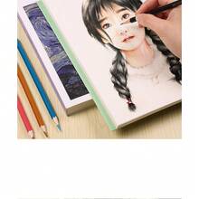 1 件螺旋装订空白素描本，梵高油画封面素描笔记本，用于素描、日记、备忘录、艺术学生绘画（120 页）、返校、学校用品