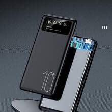 10000/20000mAh Powerbank ad alta capacità, caricatore portatile USB 5V2.1A, compatibile con la maggior parte dei dispositivi (2 uscite USB, Type-C, Micro), batteria al polimero di litio, display LED e digitale, stabile, adatto come regalo di laurea, regalo per single, regalo per damigelle, regalo per la festa del papà, regalo di proposta per damigelle, bomboniera per matrimonio, decorazione per feste di compleanno e articoli per matrimoni