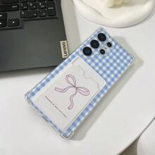 Funda de teléfono con lazo, a prueba de golpes y caídas, puede contener tarjetas, fotos, compatible con I 16 16/16Pro/ 16ProMax, 15Pro/15Promax, 14/14ProMAX, 13, 12, 11, XSMax y XR, funda protectora creativa de dibujos animados compatible para Galaxy S25, S24 Ultra, FE, Ultra S26, A36,A56, Super23, SPARK GO 2024, POP8, POK, POPA, 20K6 POPAR, 5G, 4G