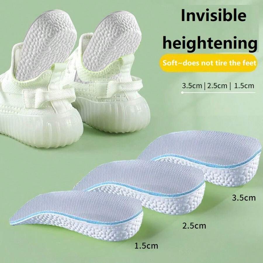 Height Increase Insole Orthopedic Insoles For Man Insoles For Shoes Cushioning Insoles Sea Height Growing Sole XID05
