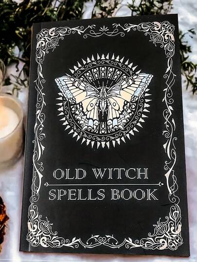 1PC Written In English With A Focus On Types Of Magical Spells,The Old Wizard's Spell Book Is A Valuable Resource And Gift For Those,School Supplies,Back To School