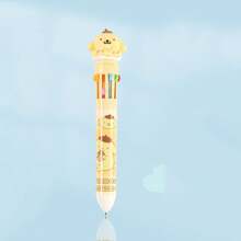 Sanrio Sanrio 2pcs/6pcs/12pcs Kulomi 10 Color Button 0.5mm Ballpoint Pen, Fast Drying Ink That Won't Get Dirty, Multiple Colors For Easy Note Taking, Multi-Purpose, Office Supplies, Holiday Gift 61 Gifts (Random Styles)