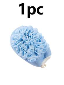 1 件二合一沐浴手套和丝瓜络，温和亲肤，易起泡，柔软细网，沐浴海绵，多功能去角质清洁工具，非常适合淋浴、SPA、身体磨砂家居浴室装饰秋季装饰返校 - 多色2合1 - 查看 11