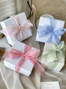 金属闪光缎带，高端花束捆绑礼品包装腰带，适合生日、情人节、母亲节、节日礼物、婚礼 - 彩色 - 查看 10