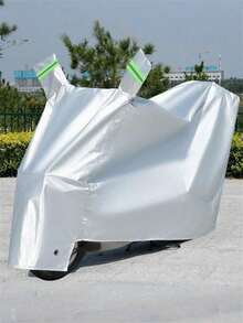 1 件加厚电动车雨罩，全覆盖防晒车罩摩托车防护雨衣适用于旅行户外摩托车头部防水雨罩通用自行车电动自行车面板防尘雨雪罩防尘防晒罩，摩托车和电动自行车雨罩适用于踏板车、电动自行车、摩托车、四季通用 - 彩色 - 查看 3