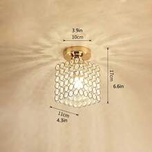1 pieza Accesorio de iluminación de techo de estilo moderno minimalista nórdico con cristal, apto para pasillos/entrada/porche/balcón, sin incluir la bombilla - Varios estilos - Ver 11