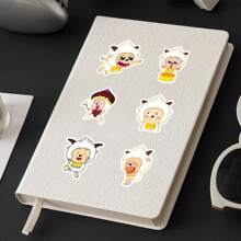 52pcs Funny Cute Cartoon Sheep Decor Sticker Set For Phone Case, Planner, Water Bottle Room Decor Wall Decor Wall Sticker Stickers