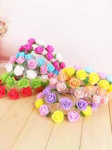 144 pièces Bouquet de roses en mousse artificielles mini pour mariage, décoration florale, scrapbooking, fleurs fausses, couronne, artisanat DIY, cadeaux, Saint-Valentin, anniversaire, remise de diplôme. Mini roses multicolores en PE, bouquet de fleurs en mousse artificielles