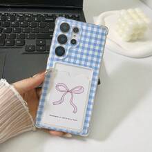Funda de teléfono con lazo, a prueba de golpes y caídas, puede contener tarjetas, fotos, compatible con I 16 16/16Pro/ 16ProMax, 15Pro/15Promax, 14/14ProMAX, 13, 12, 11, XSMax y XR, funda protectora creativa de dibujos animados compatible para Galaxy S25, S24 Ultra, FE, Ultra S26, A36,A56, Super23, SPARK GO 2024, POP8, POK, POPA, 20K6 POPAR, 5G, 4G