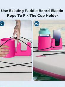 Kayak & Paddle Board Drink Holder - PP Material, Blue, Fit All Sizes, Beach Essentials, Beach Accessories, Pool Float