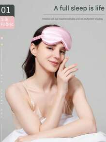 Imitated Silk Eye Patch Shading Sleep Eye Mask Eyepatch Travel Relax Cover Eyeshade Health Sleeping Shield Soft Eye Care Tools
