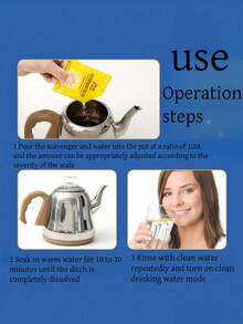 JAYSUING 35/12/6/1 buc Detartrant electric pentru fierbător cu acid citric, îndepărtează petele de ceai, curățitor de ceainic, bucătărie, baie, casă, rechizite multifuncționale de uz casnic, metal, pudră detartrantă cu aromă de lămâie fără reziduuri, dimensiune de călătorie, pentru familie și prieteni ca cadouri (modele noi și vechi trimise aleatoriu)