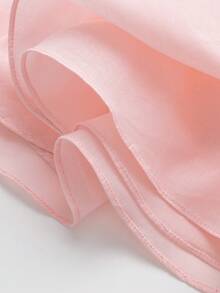 Minimalist Seamless Cropped Camisole, Solid Color For Summer Pink - Pink - View 6