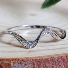 1pc Minimalist Wave Design Ring, Suitable For Daily Wear, Gifts, And Thanksgiving - Ideal For Love, Friendship, Birthday, Christmas And Anniversary Gifts