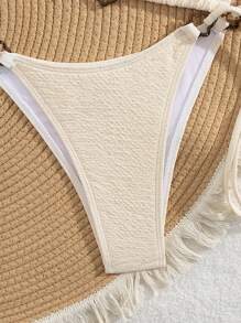 European & American Fashion Special Fabric Beach Holiday Women Swimsuit Bikini Set
