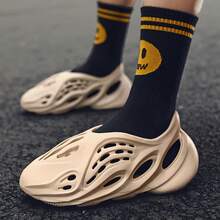 Foam Runners Shoes For Men Women Soft Cloud Slides Slippers Non-Slip Walking Sandals Beach Platform Pillow Sandals Lightweight Slip-On Foam Runners Outdoor Quick-Drying Sports Slides. - Albaricoque - Ver 7