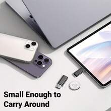 2 件 Lightning 母头转 USB-C 公头充电适配器，兼容 16 Pro Max/16 Pro/16 Plus/16/15、S25/S24/S23/S22/S21 系列，不适用于音频/OTG - 彩色 - 查看 6