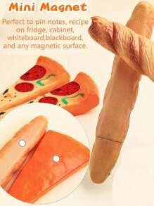 Joivida 1pc Creative Pizza Bread Design Roller Ball Pen, Funny Food Themed 0.5mm Ballpoint Pens, Unique Cartoon Stationery For Students & Office Back To School