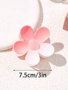 8 Pcs Gradient Hair Clips, Matte Claw Clips, Sweet - Style Girl's Hair Clips For Hair - Coiling Hair Accessories - Multicolor - View 6