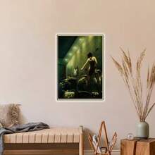 1/3PCS Optional Frame Posters Wall Arts Vintage Poster Bathroom Toilet Wall Decorative Posters Art ,Wall Art With Frame - Multicolor - View 36