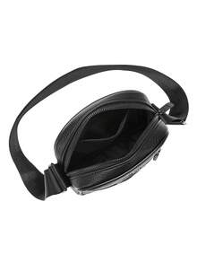 Men's Classic Square Business Messenger Bag, Casual Crossbody Bag Small Courier Bag Suitable For School, Commuting, Travel - Multicolor - View 8