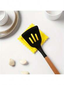 Cute Cartoon Biscuit-Shaped Silicone Spoon Rest - Heat Resistant & Anti-Scald Kitchen Mat For Soup Spoons, Ideal For Home & Restaurant Use Silicone Spoon For Cooking Kitchen Spoons For Cooking