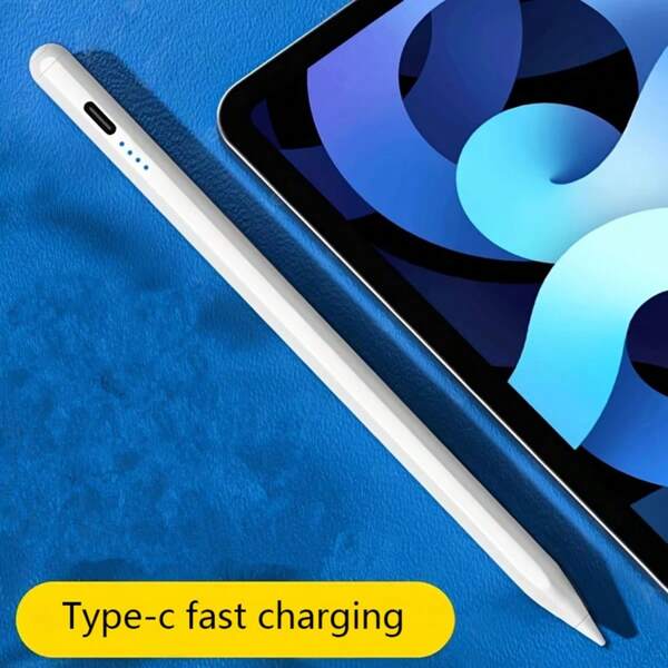 MEIYIXING Universal Quick Response Stylus, Suitable For Tablet And Mobile Phone Touch Screens. Active Touch Stylus, Intelligent Design, Precise Writing, High Sensitivity, Anti-Slip Function. Available In White, Black, Pink, Blue, Etc. In Multiple Colors For Your Choice. Suitable For IPad 6/7/8/9, IPad Pro 11/12.9 Inches. With Tilt Sensitivity, Palm Protection, Low Latency, USB Charging. Electronic Component For Drawing, Note-Taking And Signature.