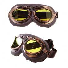1pc Vintage Anti-Wind, Anti-Dust, Anti-Sand Cycling Goggles, Protective Eyewear For Cycling, Motorcycling, E-Bike, Helmets