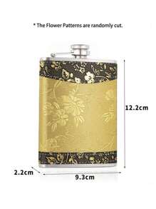 1 Stück 8oz Blinkende Edelstahl Hüftkflasche, "Mädelsabend" tragbare Outdoor Edelstahl Trinkflasche, blinkende Spirituosenflasche für Frauen
