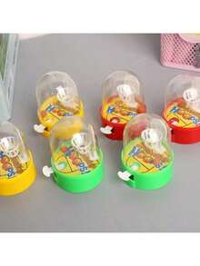 8 قطع مجموعة ألعاب كرة السلة المصغرة، تفاعل أبوي-طفل، إغاثة من التوتر، حوض كرة السلة المكتبي (ألوان عشوائية)