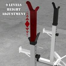 2025 Hottt New Arrivals-FK Squat Rack Multi-Function Barbell Rack Height Adjustable Dip Stand Home Gym Weight Lifting Bench Prs Dip Station Push  Portable Strength Training Dumbbell Rack-Parent - Bildfarbe - View 7