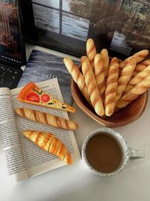 Joivida 1pc Creative Pizza Bread Design Roller Ball Pen, Funny Food Themed 0.5mm Ballpoint Pens, Unique Cartoon Stationery For Students & Office Back To School