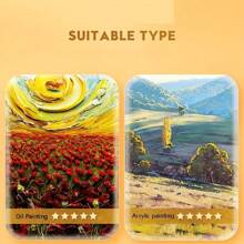 Blocco di tele per dipingere, 10 fogli, formato A4 e A5, 280g/m², adatto per pittura ad olio e acrilica, materiale per pittura con tecniche miste, forniture scolastiche