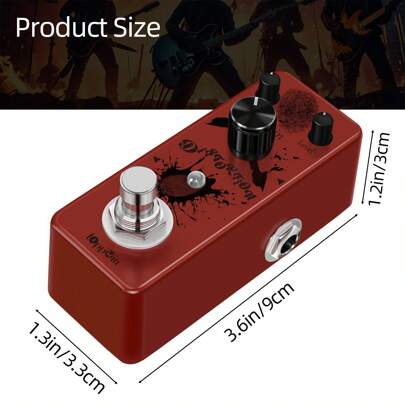 Multifunctional Portable Electric Guitar Effects Pedal
