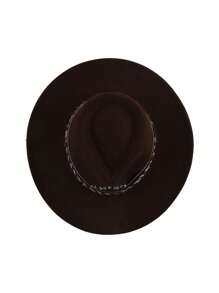 1pc FashionWomen's Western Cowboy Hat With Rhinestone Colored Rope And Matching Outdoor Travel Hat For Men And Women