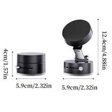 Soporte magnético de succión para teléfono, ajustable 360°, soporte para teléfono con las manos libres, compatible con iPhone y Android, para coche/gimnasio/espejo, nueva versión 2025, plegable y retráctil, soporte de teléfono magnético de doble cara, accesorio de coche, regalo para cumpleaños, familia y amigos