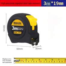 [Thick & Durable + High Precision] 3 Meters, 5m Tape Measure & 1m, 2m Steel Adhesive Measuring Tape, Dual Inch/Metric Scale, Woodworking, Electrician Tools, Rubber Anti-Drop Shell + Strong Adhesive, Workbench, Saw Table, Drawing Table Portable Measuring Kit