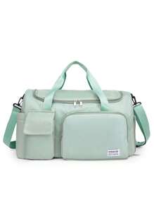 Sportowa torba na siłownię dla kobiet i mężczyzn, torba na ramię typu crossbody, z przegródką na buty i kieszeniami na rzeczy suche i mokre, trening fitness, joga, pilates, pływanie, plaża, bagaż, torba podróżna, torby damskie