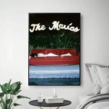 1 pezzo Dipinto decorativo di portfolio di musica pop, cartellone di musica pop di M-Marias, adatto per decorazione della sala da pranzo, regalo per la casa, ufficio, senza cornice