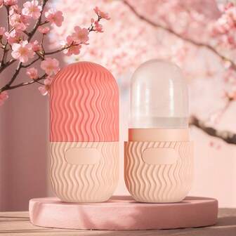 1pc Multi-Color Silicone Ice Roller Face Massager - Reusable Ice Molds For Icing, Skincare, And Facial Massage - Holiday-Themed Beauty Tools For Christmas, Halloween, Easter And Thanksgiving