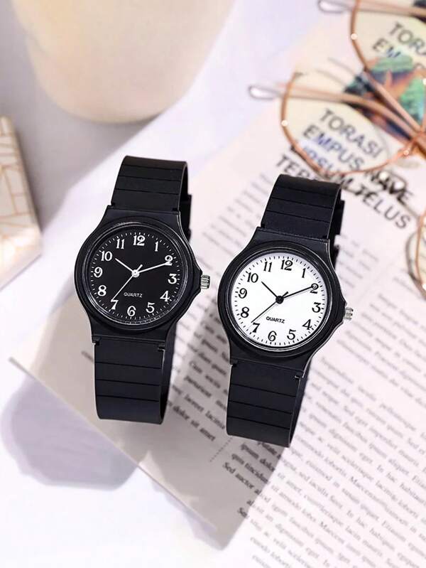 1pc Youth Multicolor Fashion Kids Watch Resin Strap Watches Quartz Dial Sports Watch Birthday Gifts, Graduation Gifts, Children's Day Gifts