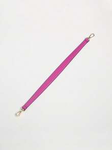 100% Pu Leather Shoulder Strap Bag With Handbag Handle Short Bag With Wallet With Gold Buckle Long Shoulder Strap Adjustable - Hot Pink - View 5