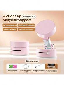 Soporte magnético para teléfono, soporte multifuncional para teléfono para uso en el hogar y la oficina, soporte magnético para teléfono para coche/gimnasio/espejo/ducha/superficie lisa, accesorio ideal para teléfonos móviles y regalo para miembros de la familia (padres, esposa, hermano, hermana) - Multicolor - Ver 10